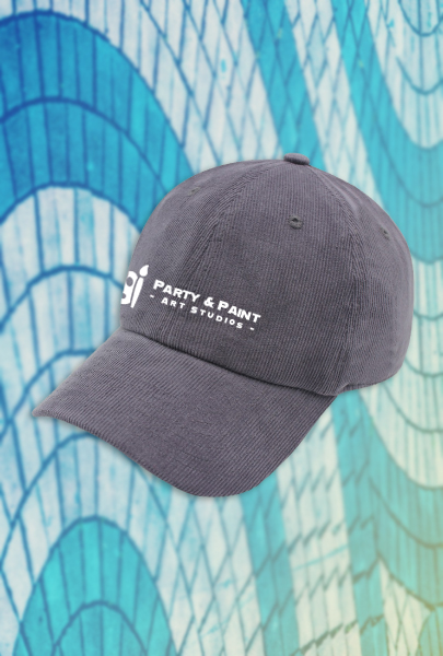 Custom imprinted Corduroy Unstructured Dad Cap for Boston, MA with a local business logo