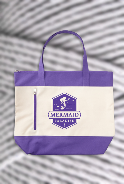 Custom imprinted Beach bags for Boston, MA with a local business logo